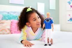 Mattel Mattel : KenZahodni slog z blond lasmi, lutka Fashionistas (HRH25)