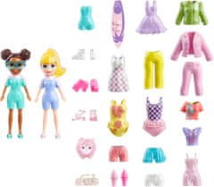 Polly Pocket Mattel : Spreminjanje barvekomplet za igranje na plaži (HRD61)