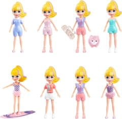 Polly Pocket Mattel : Spreminjanje barvekomplet za igranje na plaži (HRD61)