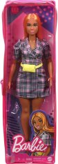 Mattel Mattel LutkaFashionistas #161 - Lutka s Puff Sleeve Plaid Blazer Obleko (GRB53)