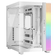 Be quiet! LIGHT BASE 600 DX (BGW66) RGB midi-ATX okno belo ohišje