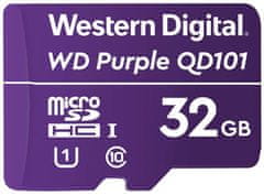 WD PURPLE 32 GB MicroSDHC QD101 / D032G1P0CC / CL10 / U1 /