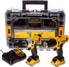 DeWalt KIT 10,8V VRT/UDAR.VIJAČ (DCD710/DCF815) 2x 2,0 Ah DCK211D2T