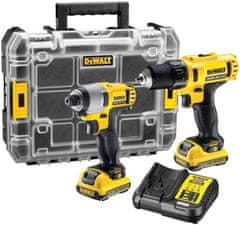 DeWalt KIT 10,8V VRT/UDAR.VIJAČ (DCD710/DCF815) 2x 2,0 Ah DCK211D2T