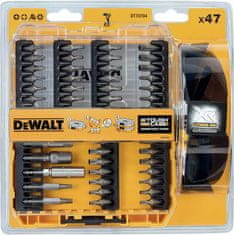 DeWalt 47-DELNI SET VIJAČNIH NASTAVKOV+ZAŠČITNA OČALA TX DT70704