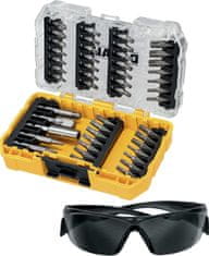 DeWalt 47-DELNI SET VIJAČNIH NASTAVKOV+ZAŠČITNA OČALA TX DT70704