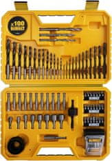 DeWalt 100-DELNI SET VIJAČNIH NASTAVKOV IN SVEDROV DT71563