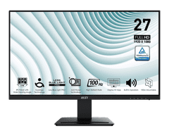 MSI PRO MP273A monitor, 68,5 cm, Full HD, IPS, črn