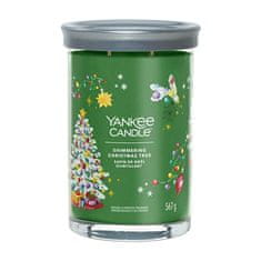 Yankee Candle Aromatična sveča Signature tumbler velika Shimmering Christmas Tree 567 g