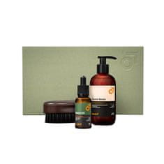 Beviro Darilni set Bergamia Wood Beard Care Kit