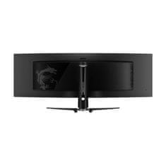 MSI MPG 491CQP gaming monitor, 124,4 cm, DQHD, QD-OLED, ukrivljen, črn