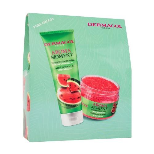 Dermacol Aroma Moment Fresh Watermelon Set gel za prhanje Fresh Watermelon 250 ml + piling za telo Fresh Watermelon 200 g unisex