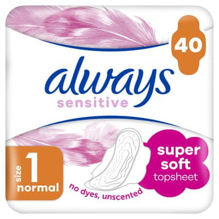 Ultra Sensitive Normal Plus vložki, 40 kosov