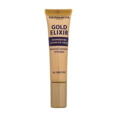 Dermacol Gold Elixir Rejuvenating Caviar Eye Cream pomlajevalna krema za okoli oči s kaviarjem 15 ml za ženske