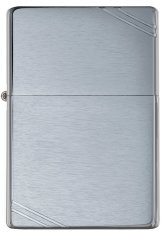 Zippo vžigalnik 230 Brushed Chrome Vintage with Slashes