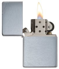 Zippo vžigalnik 230 Brushed Chrome Vintage with Slashes