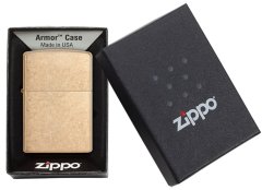 Zippo vžigalnik 28496 Armor Tumbled Brass