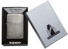 Zippo vžigalnik 24096 Replica 1941 Black Ice