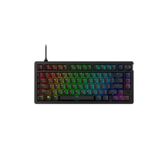 HyperX HP 75 Alloy Rise/Wired USB/US layout/Black