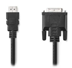 Nedis HDMI - kabel DVI/ priključek HDMI - vtič DVI-D 24+1pin/ črn/ v razsutem stanju/ 2m