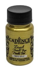 Cadence Akrilna barva Dora Metallic - bogata zlata / 50 ml