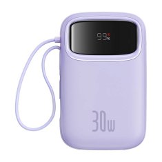 BASEUS Powerbank Baseus QPow 2 10000mAh 30W 2xUSB-C (vijolična)