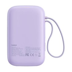 BASEUS Powerbank Baseus QPow 2 10000mAh 30W 2xUSB-C (vijolična)