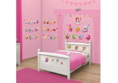 Walltastic WALLTASTIC Veľké samolepky na stenu SHOPKINS 86ks