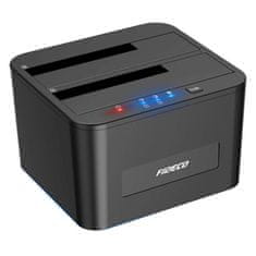 slomart Postaja za priklop/loniranje HDD/SSD FIDECO YPZ04S2 (USB 3.0, SATA)