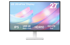 LG 27US500-W UltraFine™ monitor, 68,6 cm, 4K UHD, IPS, bel