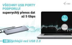 I-TEC priklopna postaja USB-C Metal Ergonomic 4K/ 3x Display/ Power Delivery 100W