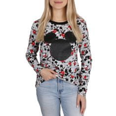 Disney DISNEY Mickey Mouse Ženska bluza z dolgimi rokavi, siva, bombaž XXS