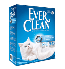 Ever Clean Extra Strong Unscented pesek za mačja stranišča, neodišavljen - 10 L