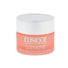 Clinique All About Eyes Rich krema proti gubam okoli oči 15 ml za ženske