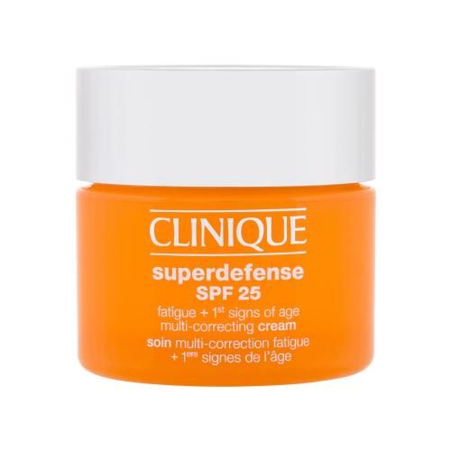 Clinique Superdefense Multi-Correcting SPF25 korektivna krema proti staranju za mešano in mastno kožo za ženske