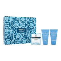 Versace Man Eau Fraiche Set toaletna voda 50 ml + gel za prhanje 50 ml +balzam po britju 50 ml za moške