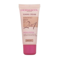 Dermacol Toning Cream 2in1 lahka obarvana krema 30 ml Odtenek biscuit