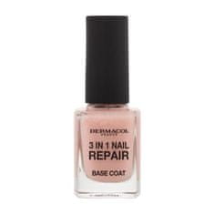 Dermacol 3in1 Nail Repair Base Coat lak za utrjevanje nohtov 3v1 11 ml