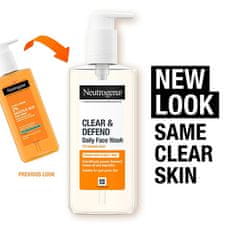 Neutrogena Čistilni gel Clear & Defend (Daily Face Wash) 200 ml