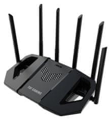 ASUS TUF Gaming BE6500 Dual-Band WiFi 7 gaming usmerjevalnik, AiMesh kompatibilen (90IG0920-MO9C00)