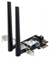 ASUS PCE-BE6500 Tri-Band mrežna kartica, BT 5.4, 6GHz, 160MHz, 4096-QAM, WPA3, PCIe (90IG09G0-MO0B00)