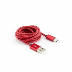 S-box 1.5m Kabel USB-C rdeč USB-TYPEC-15R