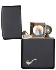 Zippo vžigalnik 218PL Pipe Black Matte