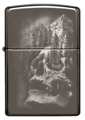 Zippo  vžigalnik 49141 Skull Mountain Black Ice