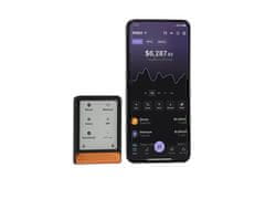 Ledger Flex Orange Edition, denarnica za Bitcoin in druge kriptovalute (flex-orabtc-enfres)