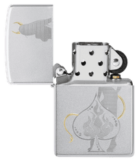 Zippo vžigalnik 48658 Devilish Girl & Ace