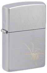 Zippo vžigalnik 48767 Spider Web High Polish Chrome