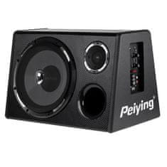 Peiying 12V 200W aktivni avtomobilski subwoofer 10"