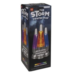 Silver Tools Dekorativna LED RGB vodna svetilka Storm Twister 29cm