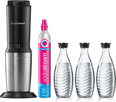 SodaStream Crystal 3 0 Promopack QC aparat za gaziranje vključno s 3 steklenicami (1016413490)